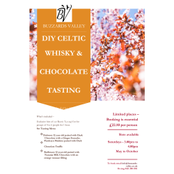 DIY Celtic Whisky & Chocolate Tasting Experience – Buzzards Valley