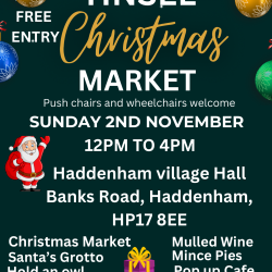 Tinsel Christmas Market with Santa's Grotto