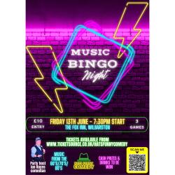 Music Bingo Night at The Fox at Wilbarston