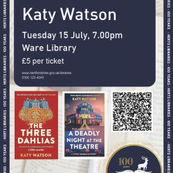 In conversation with Katy Watson