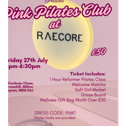 Pink Pilates Club @ Raecore