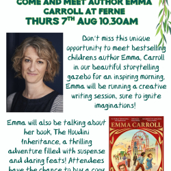 Meet Author Emma Carroll at Ferne