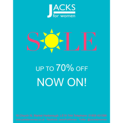 NOW 'Up to 70% Off SALE at Jacks For Women!