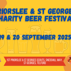 Priorslee & St Georges Charity Beer Festival 2025