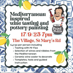 Wine Tasting and Pottery Painting Evening at The Village