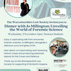 Dinner with Jo Millington: Unveiling the World of Forensic Science 