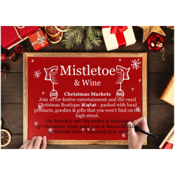 Mistletoe & Wine Christmas Markets at Buzzards Valley in Lichfield