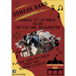 Oompah Band Night at The Fox Inn, Wilbarston!