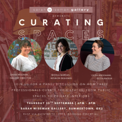Curating Spaces | Panel Discussion at Sarah Wiseman Gallery