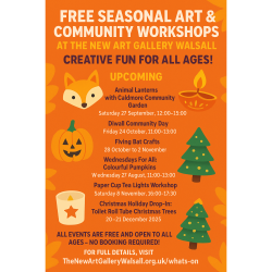 Upcoming Events At  The New Art Gallery Walsall