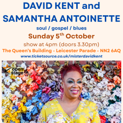 Sunday afternoon cabaret with DAVID KENT and SAMANTHA ANTOINETTE