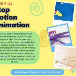 Creation Theatre Half-Term Workshop: Stop Motion Animation 
