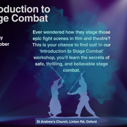 Creation Theatre Half-Term Workshop: Introduction to Stage Combat