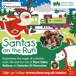 Santas on the Run Plym Valley Railway 2025