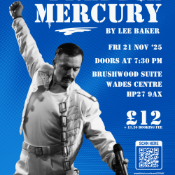 Freddie Mercury By Lee Baker at the Brushwood Suite