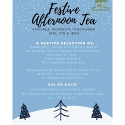 Festive Afternoon Tea at Bradshaw's Farm Shop and Cafe Lichfield