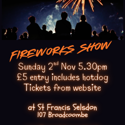 Family Fireworks - 2nd November at 5.30pm