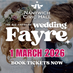 The Big Cheshire Wedding Fair at Nantwich Civic Hall - 1st March 2026