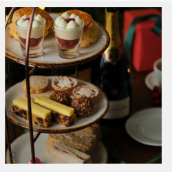 Oh so fabulously festive...  Festive Afternoon Tea at Kettering Park Hotel