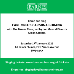 The Barnes Choir Annual Come and Sing 