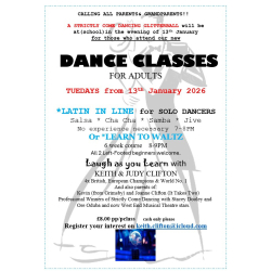 DANCE CLASSES  FOR ADULTS 