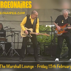 The Surgeonaires LIVE onstage at the Marshall Lounge, W7 3SU  Fri 13/2/2026
