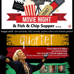 Film Night and Fish Supper showing 'Quartet'