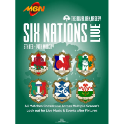 Six Nations Rugby + LIVE Music at The Royal Oak, Naseby