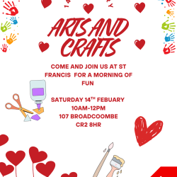 Valentines half-term family arts and crafts 