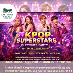 KPOP SUPERSTARS Tribute Party at The Last Drop Village
