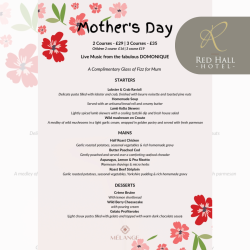 Mothers Day at Red hall Hotel 
