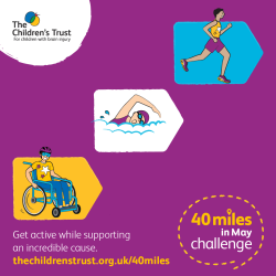 The Children's Trust 40 miles in May challenge 31/5