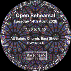 The Barnes Choir Open Rehearsal.