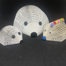 Hedgehog Book Folding Family Event