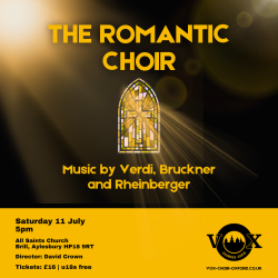 The Romantic Choir - vOx Chamber Choir Conducted by David Crown