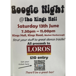 Mrs Fizz's Charity Boogie Night at Kings Hall, Market Harborough