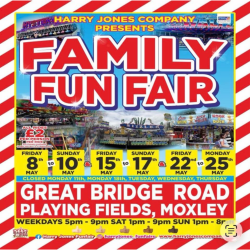 Harry Jones Fun Fair at Great Bridge Road Playing Fields, Moxley 🎡🎉