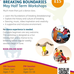 Breakdancing Workshop for Young People at YMCA Taunton