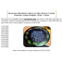 🥁🌙 Join the Shamanic Drumming Circle at The Crystal Cavern, Walsall 🌙🥁