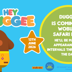 Meet Hey Duggee at Woburn Safari Park on June 13th 