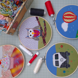 Hand-Stitched Fabric Appliqué