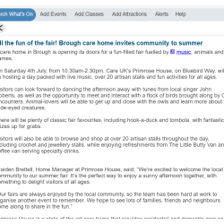 All the fun of the fair! Brough care home invites community to summer celebration