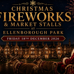 Ellenborough Park Christmas Firework's | Santa's Grotto | Real Reindeer | Market