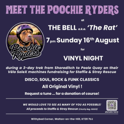 16th August 2026 - Meet The Poochie Ryders