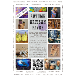 Autumn Artisan Fayre - 25 October - Upwell Hall