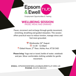 Wellness Session - Epsom & Ewell Hub
