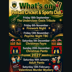 🏏🎉 WHAT’S ON AT PELSALL CRICKET CLUB! 🎉🏏