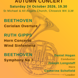 Kew Sinfonia Autumn 2026 Concert