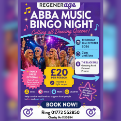 Regenerage ABBA Music Bingo Night