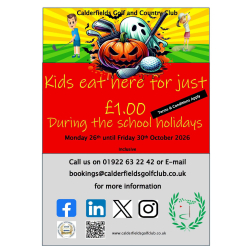 Half-Term Treat: Kids Eat for £1 at Calderfields, Walsall